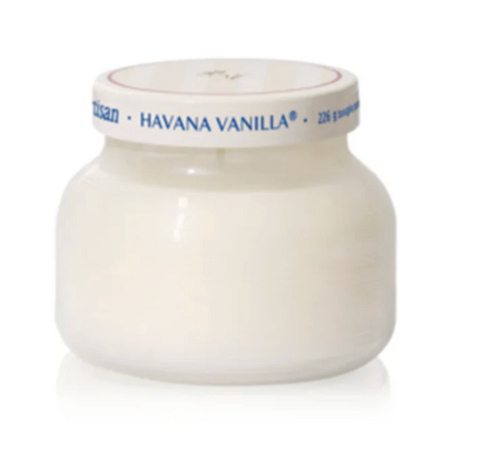 Capri Blue Havana Vanilla Artisan Caffe Capri Petite Candle, 8 Ounces