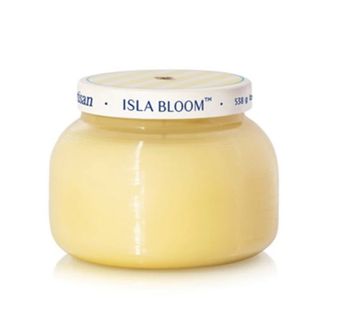 Capri Blue Isla Bloom Artisan Caffe  Signature Candle, 19 Ounces