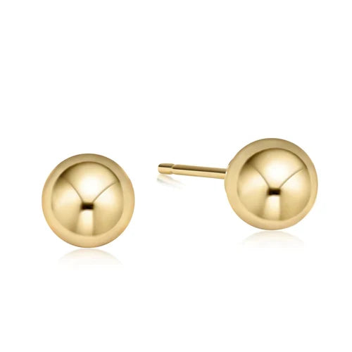 Classic Gold Ball Stud - Molly + Kate