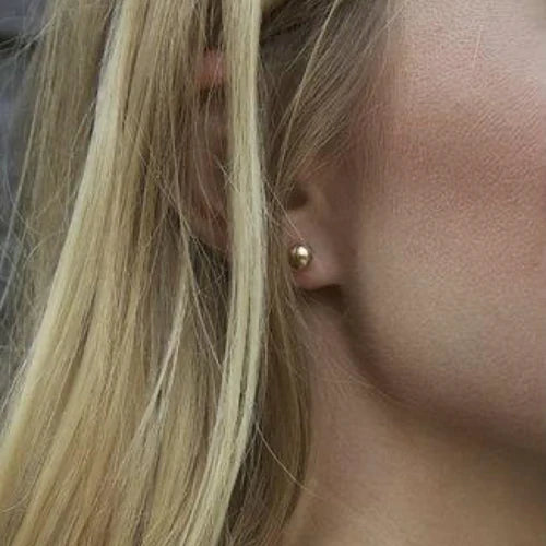 Classic Ball Gold Stud - Molly + Kate