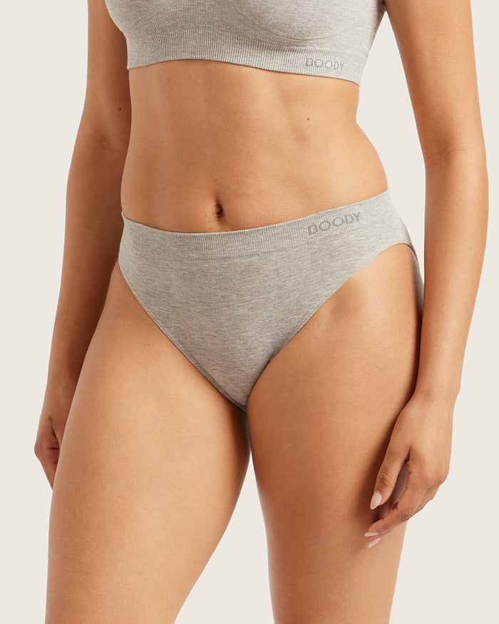 Classic Bikini - Light Grey Marl