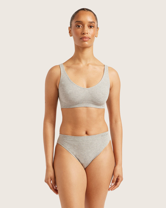 Classic Bikini - Light Grey Marl