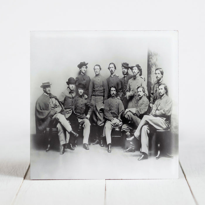 Confederate Col. John Singleton Mosby aka Gray Ghost, with 48 Virginia Battalion c.1865