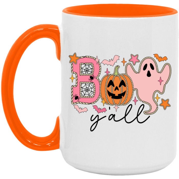 Country Boo Y'all ceramic coffee mug