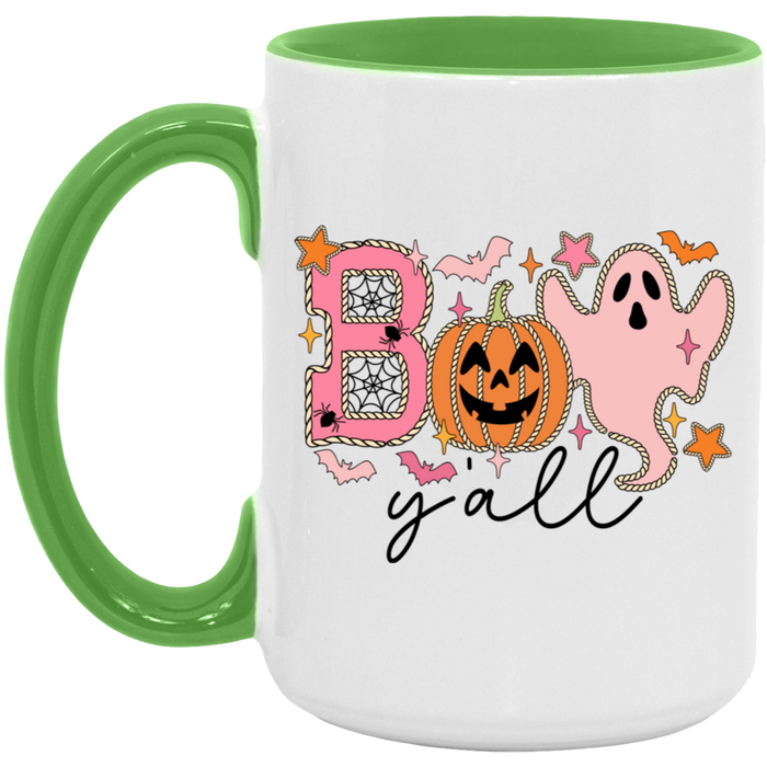 Country Boo Y'all ceramic coffee mug, product photo 4