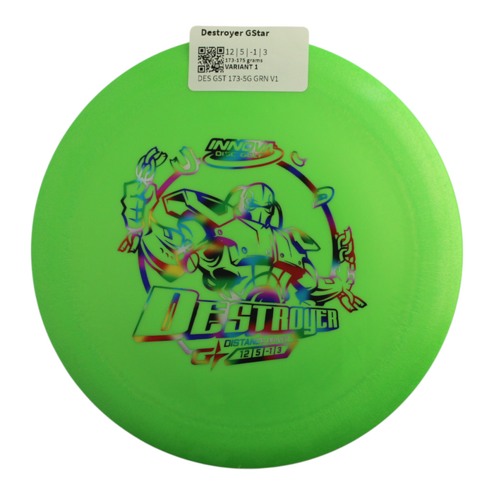 INNOVA DISC GOLF CANADA	Destroyer
Distance Driver	Slick Finish	Versatile Colors	Good Durability	and grip Overstable	Impact Resistant	Improved Glide Flexible in cooler conditions	Great for distance and control	Maintains stability over time	Comfortable for grip lightweight