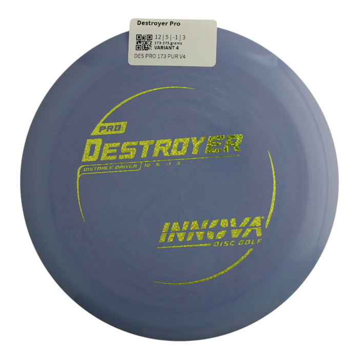 INNOVA DISC GOLF CANADA	Pro Destroyer
Distance Driver	Slick Finish	Versatile Colors	Good Durability	and grip Overstable	Impact Resistant	Improved Glide Flexible in cooler conditions	Great for distance and control	Maintains stability over time	Comfortable for grip lightweight