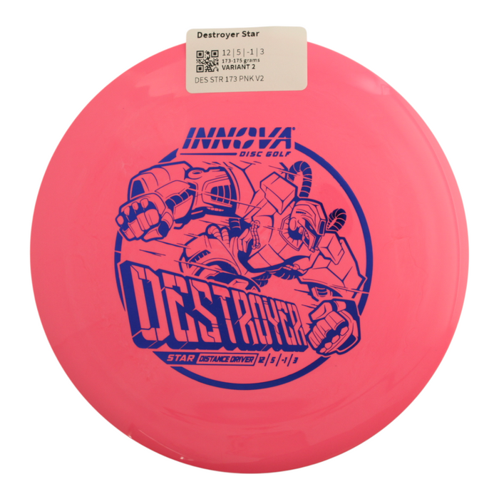 INNOVA DISC GOLF CANADA	Star Destroyer
Distance Driver	Slick Finish	Versatile Colors	Great Durability	and grip Overstable	Impact Resistant	Improved Glide Flexible in cooler conditions	Great for distance and control	Maintains stability over time	Comfortable for grip lightweight