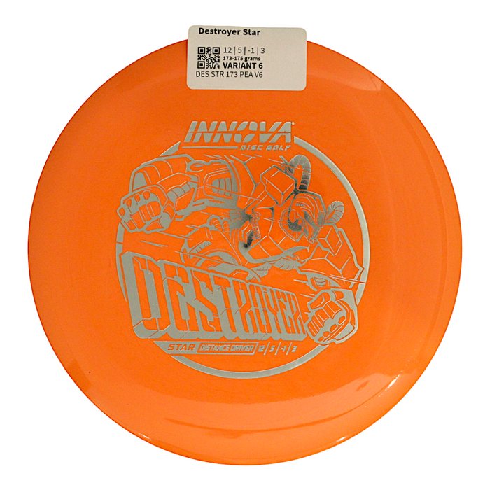 INNOVA DISC GOLF CANADA	Star Destroyer
Distance Driver	Slick Finish	Versatile Colors	Great Durability	and grip Overstable	Impact Resistant	Improved Glide Flexible in cooler conditions	Great for distance and control	Maintains stability over time	Comfortable for grip lightweight