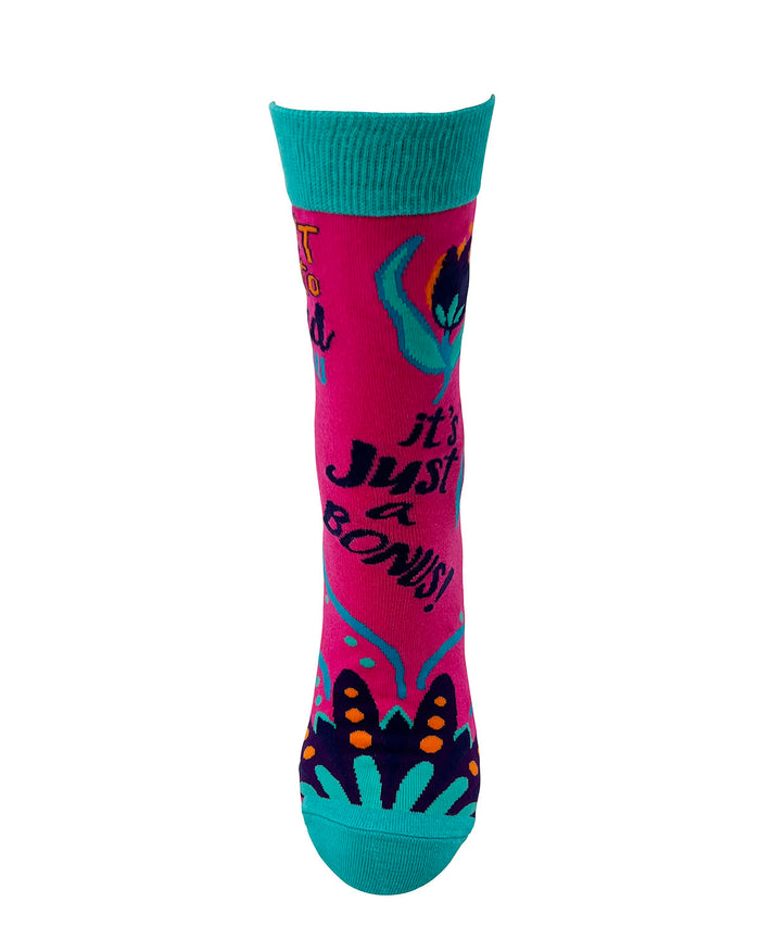 Didn't Mean to Offend You, it's Just a Bonus! Women's Crew Socks