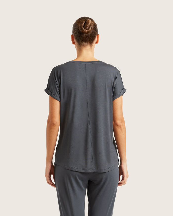 Downtime Lounge Top - Storm