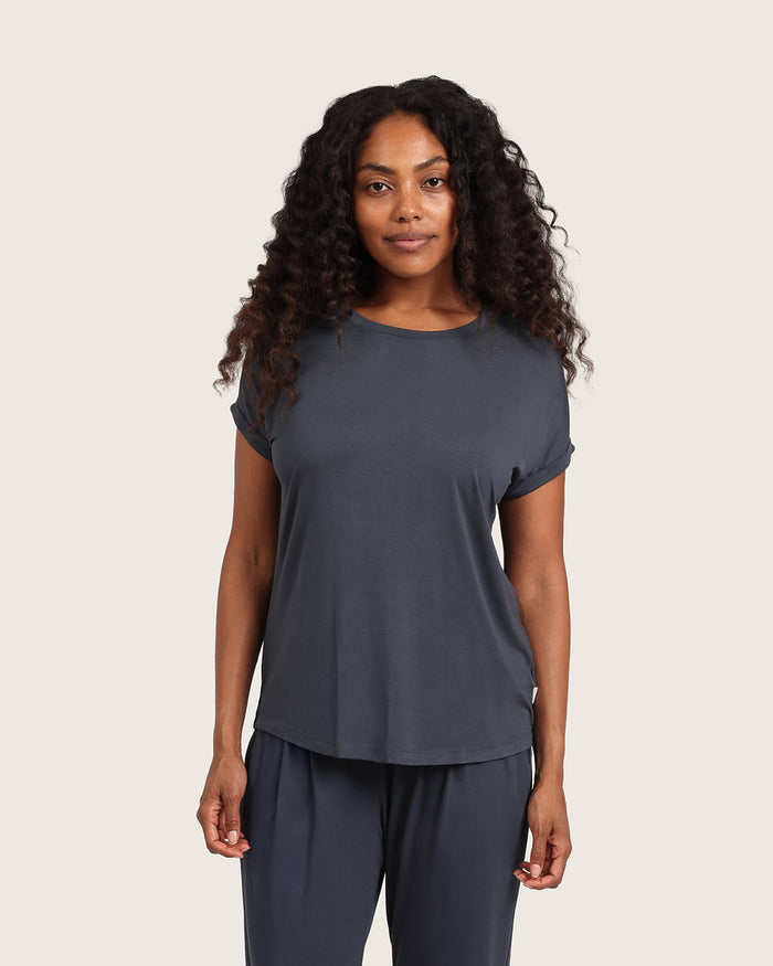 Downtime Lounge Top - Storm