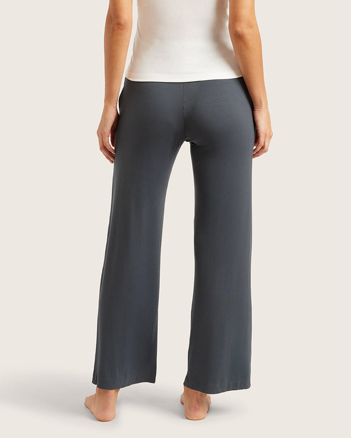 Downtime Wide Leg Lounge Pants - Storm