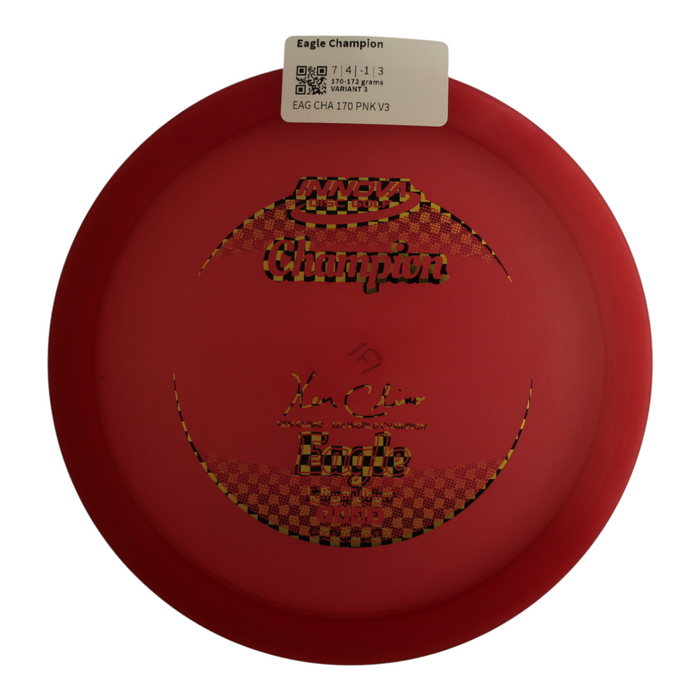 Innova Disc Golf Canada Champion Eagle INNOVA DISC GOLF CANADA	Eagle	Fairway Driver	Flexible	Premium feel	Increased Control	Good for Windy Conditions	Versatile	Weather Resistant Durable