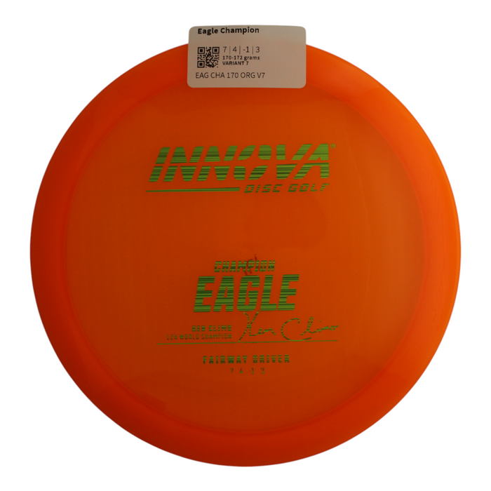 Innova Disc Golf Canada Champion Eagle INNOVA DISC GOLF CANADA	Eagle	Fairway Driver	Flexible	Premium feel	Increased Control	Good for Windy Conditions	Versatile	Weather Resistant Durable