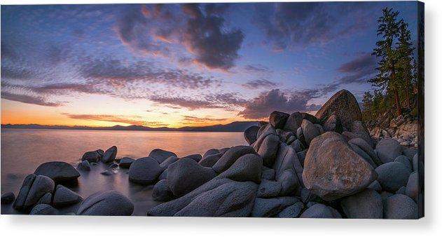 East Shore Cove Panorama By Brad Scott - Acrylic Print