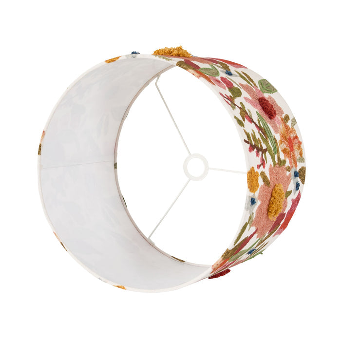 Embroidered Bloom Shade Multicoloured 45cm