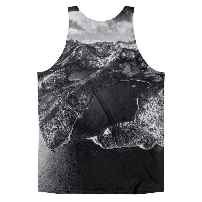 Emerald Bay Aerial B&W Classic fit tank top (unisex)