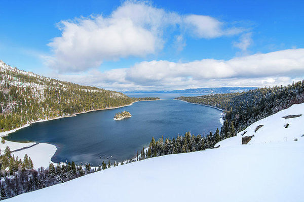 Emerald Bay Slopes - Art Print