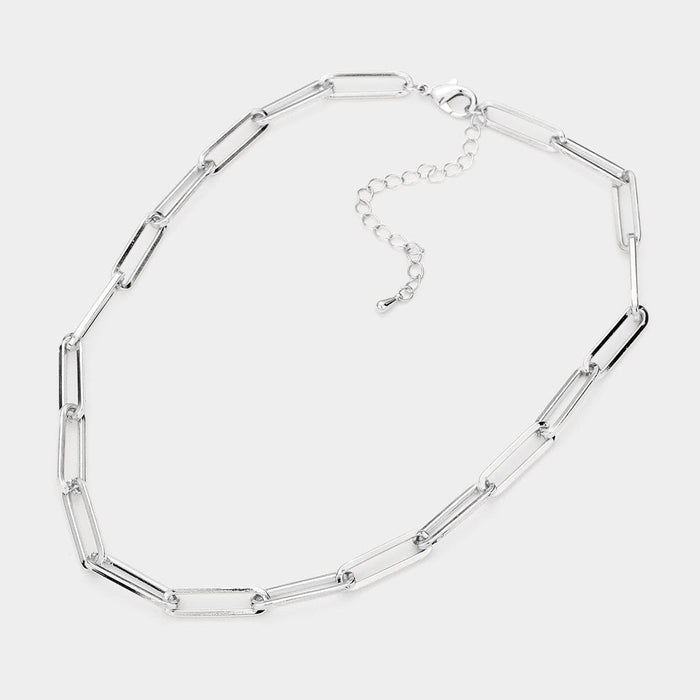 Everyday Link Chain-White Gold