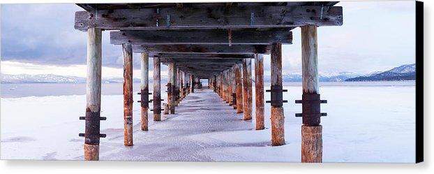 Eye Of The Storm By Brad Scott - Canvas Print-24.000" x 8.000"-Lake Tahoe Prints
