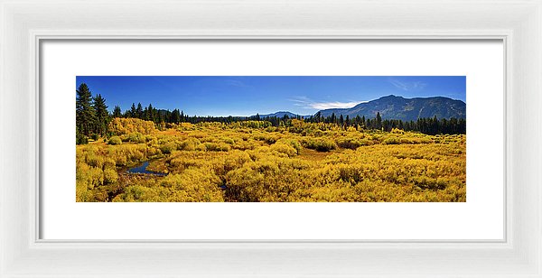 Fall Colors At Kiva - Framed Print