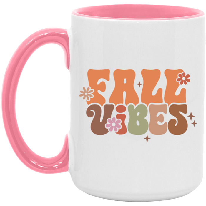 Fall Vibes 70s ceramic coffee mug, product photo 5