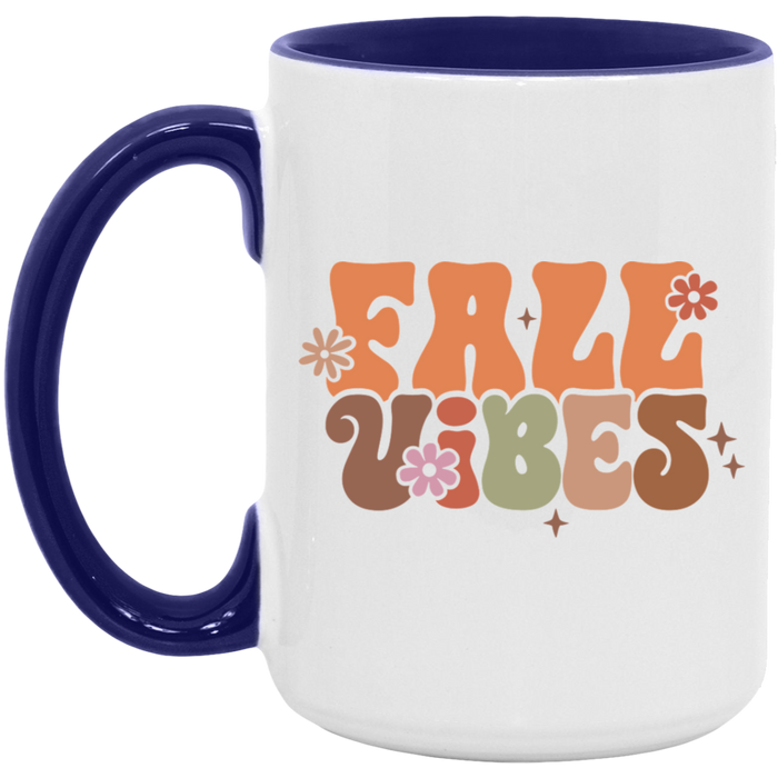 Fall Vibes 70s ceramic coffee mug, product photo 7