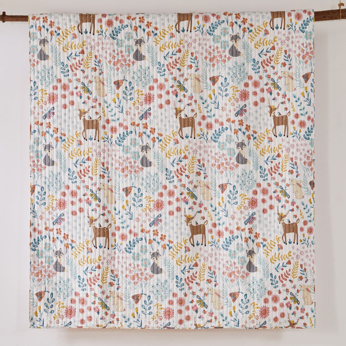 Fancy Forest Reversible Kids Quilt Set