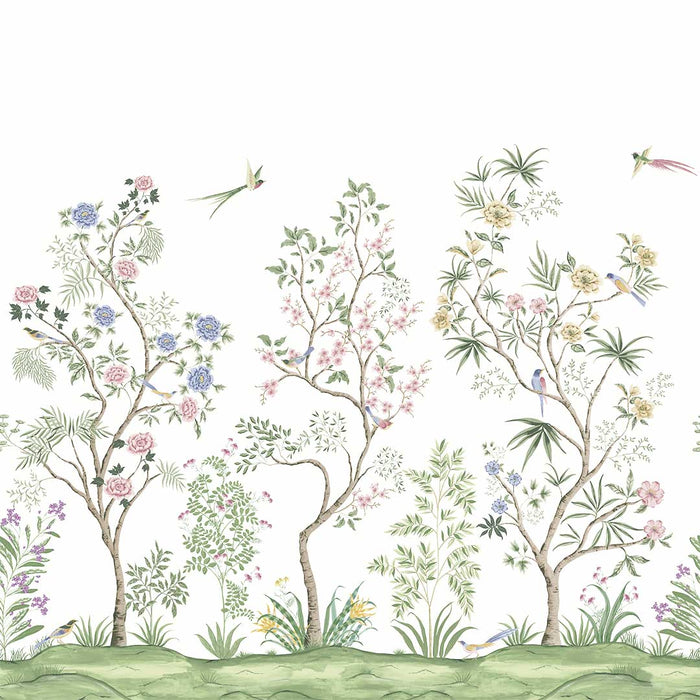 SQUARE FOOT / Green Envy Blossoms