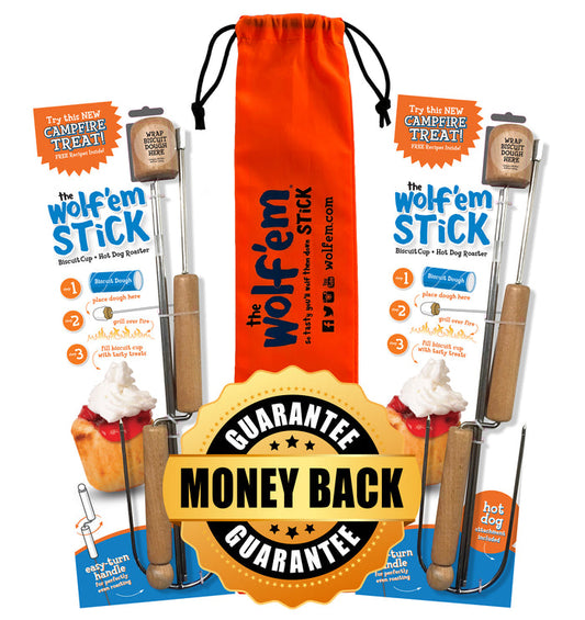 Featured Product:  TWO Wolf'em Sticks® PLUS Carry Bag