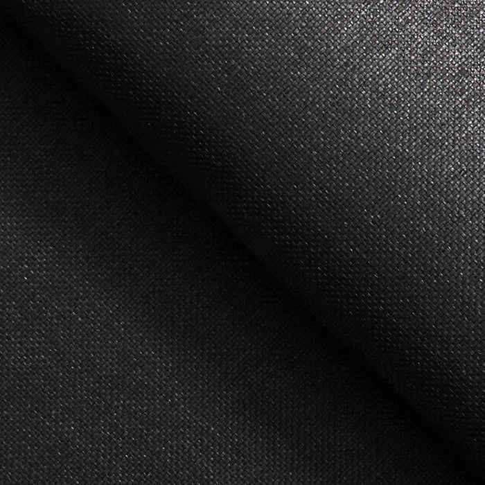 DOUBLE ROLL / Matte Black Fine Boxweave