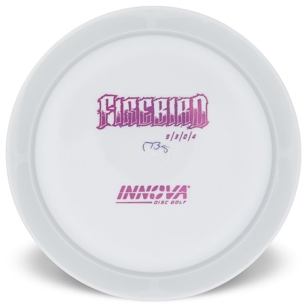 Innova Disc Golf Canada Star Bottom Stamp Firebird Innova Disc Golf Canada Firebird Distance Driver INNOVA DISC GOLF CANADA	Firebird
Great Durability Power Player	Headwind Use	Cold Hardened	Blank	Durable Option	Textured Surface
Cold Grip	Power Driver	Fade finish
Forehand shots