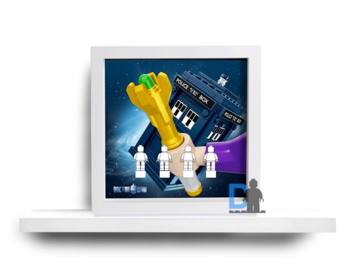 Lego Doctor Who minifigures frame - 21304 set Special edition - Lego Minifigures Display