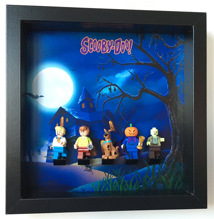 Lego Scooby Doo minifigures frame - Lego Minifigures Frame Display - 1