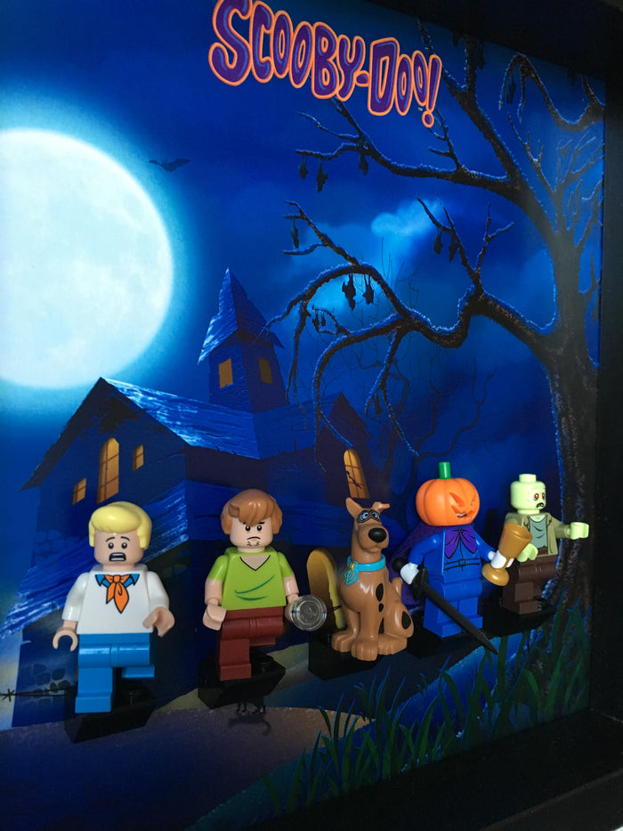 Lego Scooby Doo minifigures frame - Lego Minifigures Frame Display - 4