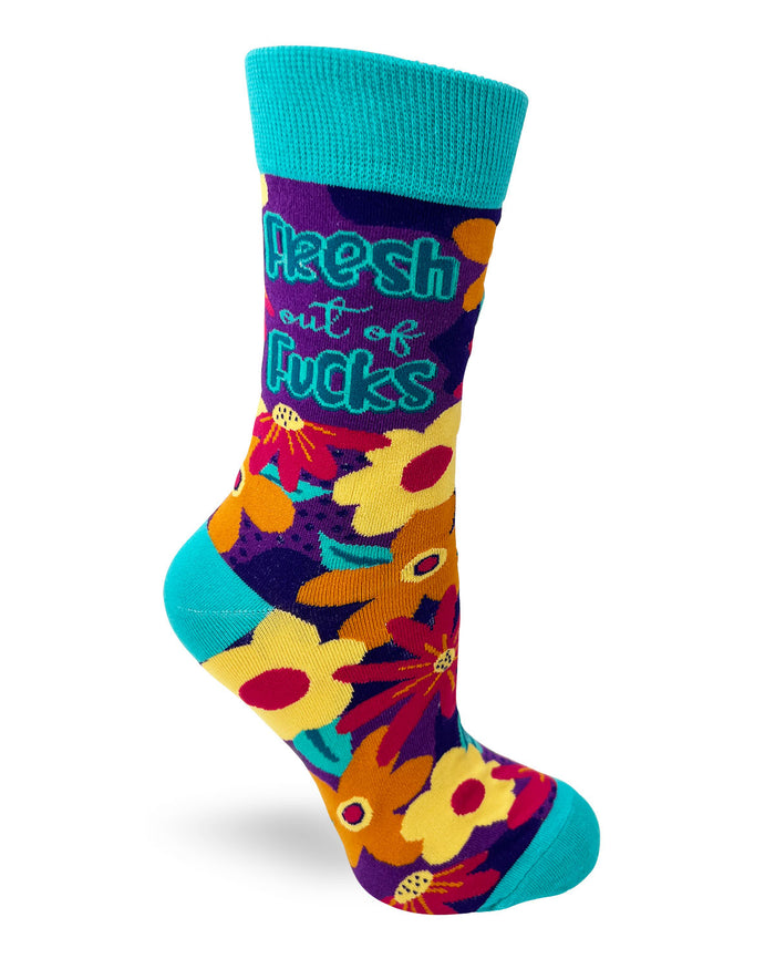 Fuck Ladies' Novelty Crew Socks