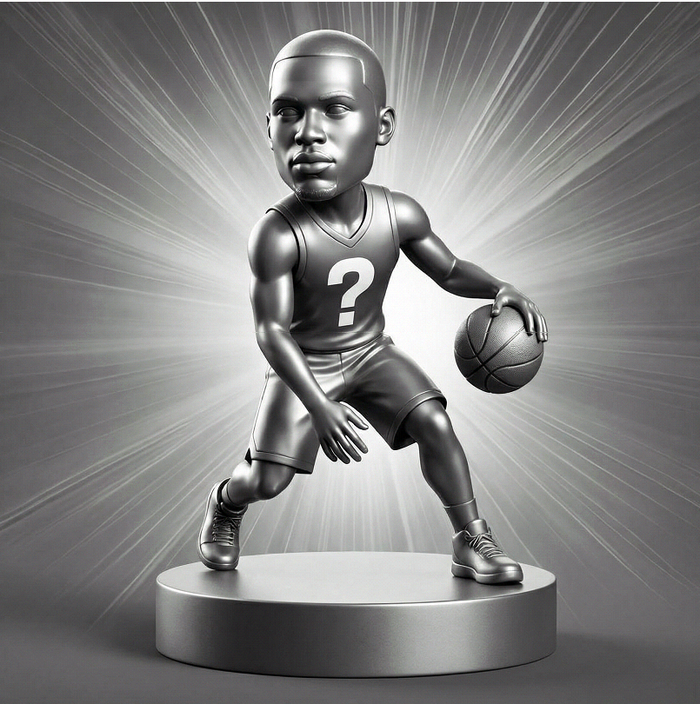 Fully Customizable Basketball 1-Person Custom Bobblehead