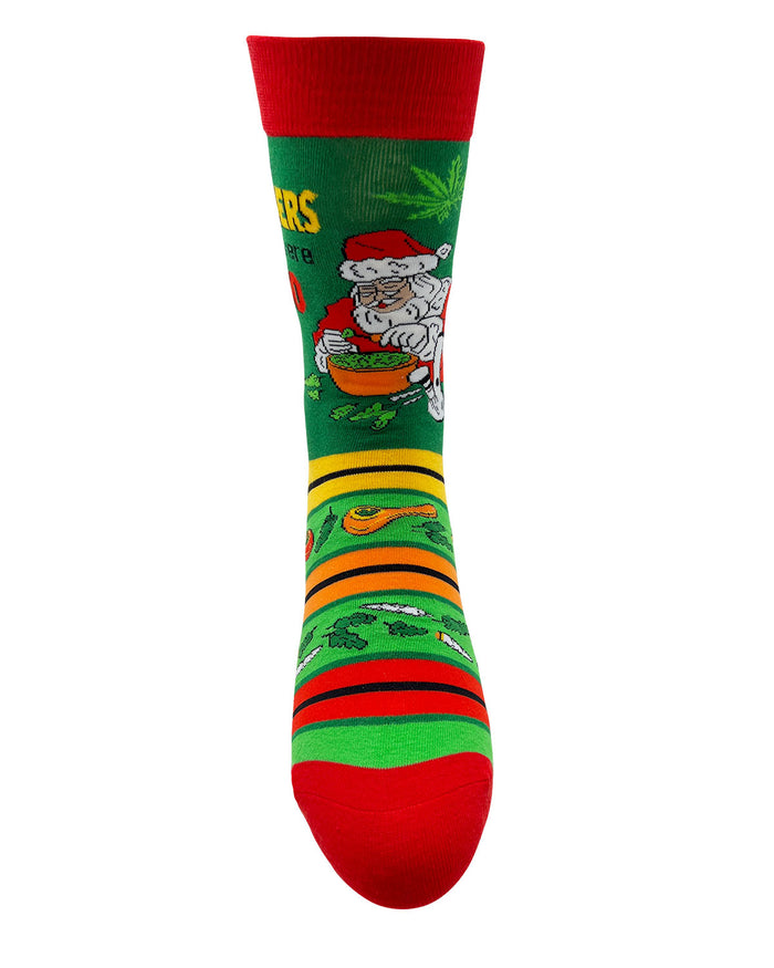 Weed Men's Novelty Crew Socks