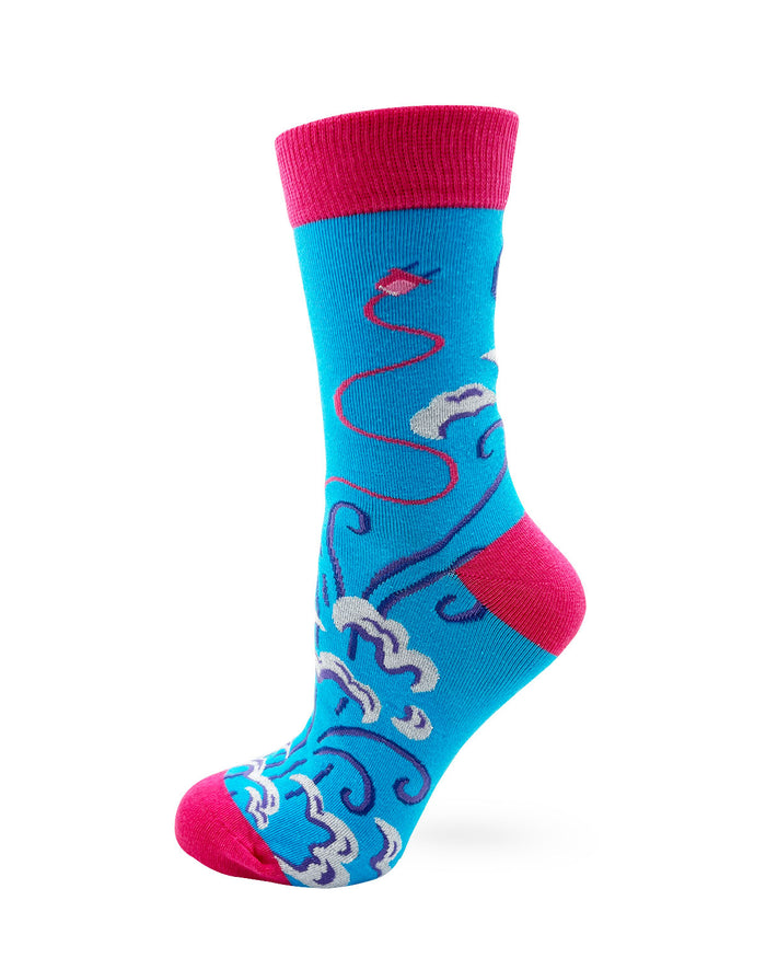 Funny Hairstylist I Give the Best Blow Jobs Ladies' Crew Socks