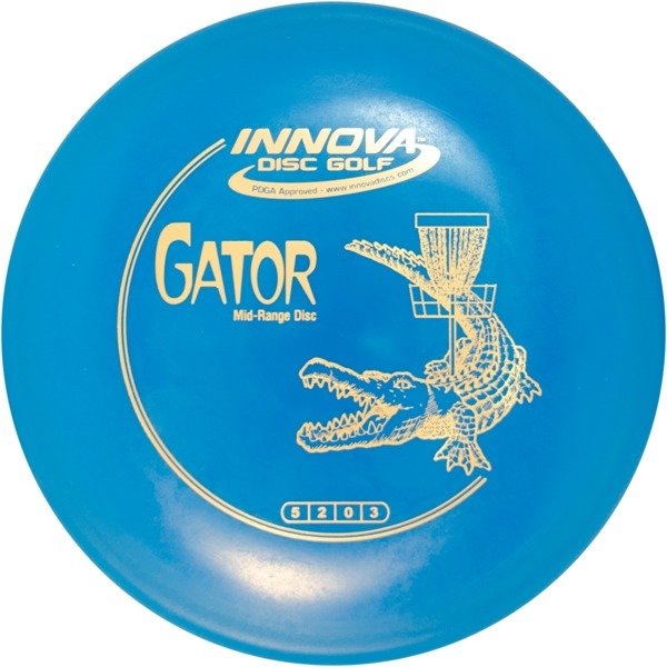 INNOVA DISC GOLF CANADA	Gator
Midrange	Good Fade	Easy Grip	Sleek Finish	Power Flex	Vibrant Colors	Increased Stability Good DURABILITY stable low glide