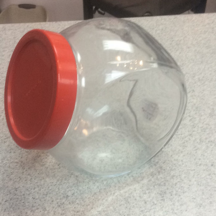 Glass food canister