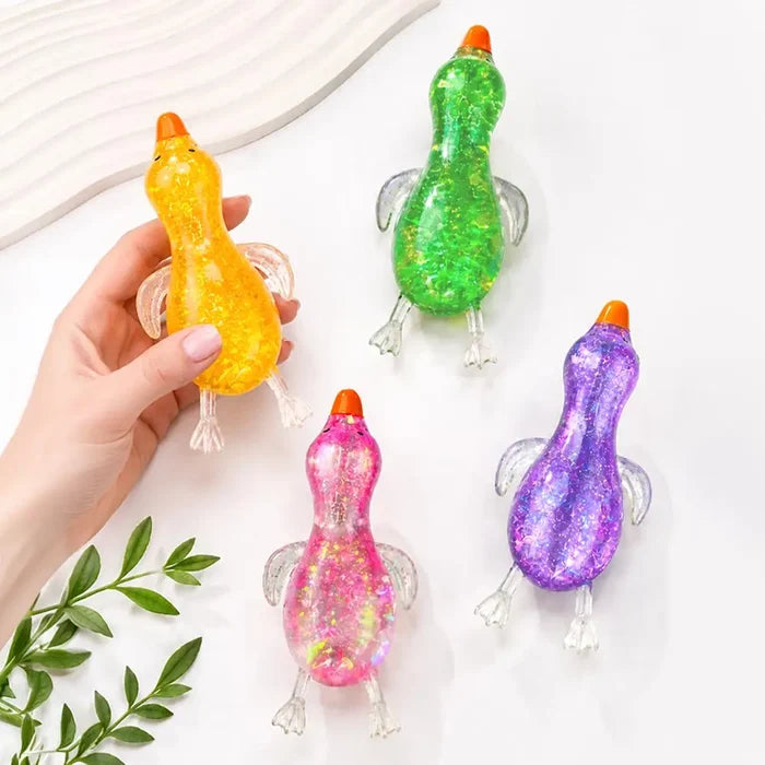 Glitter Duck Squishy Toy
