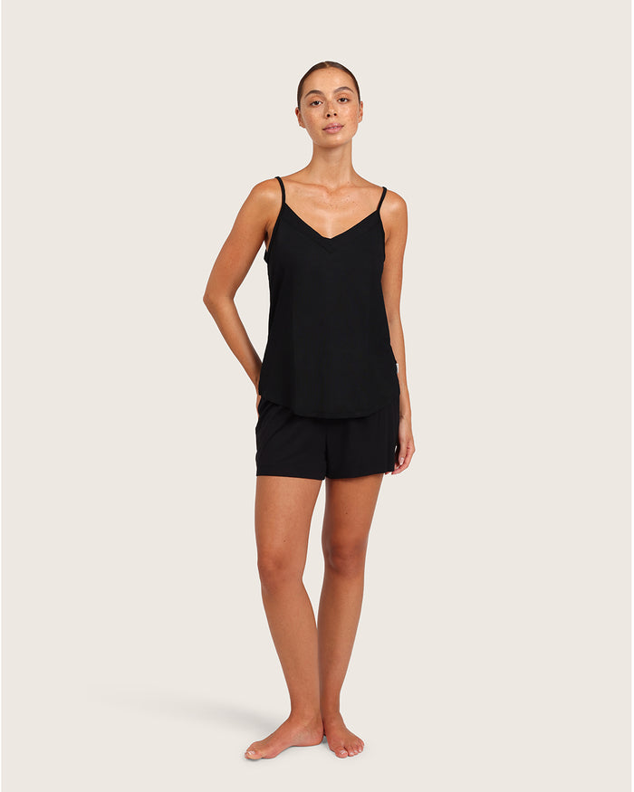 Goodnight Sleep Cami - Black