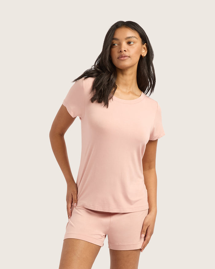 Goodnight Sleep Tee - Dusty Pink