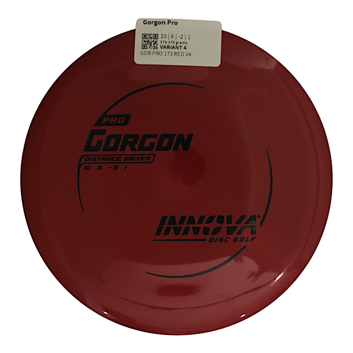 INNOVA DISC GOLF CANADA 	Gorgon	Distance Driver	 Quality	grip 	High Speed	Long Distance	Ideal for Power Throws	Reliable Fade high glide grippy durable