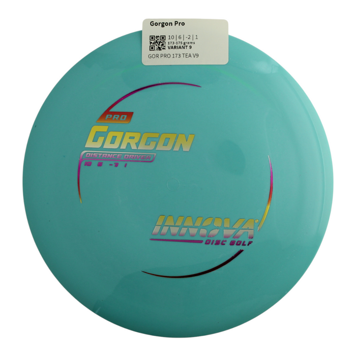 INNOVA DISC GOLF CANADA 	Gorgon	Distance Driver	 Quality	grip 	High Speed	Long Distance	Ideal for Power Throws	Reliable Fade high glide grippy durable