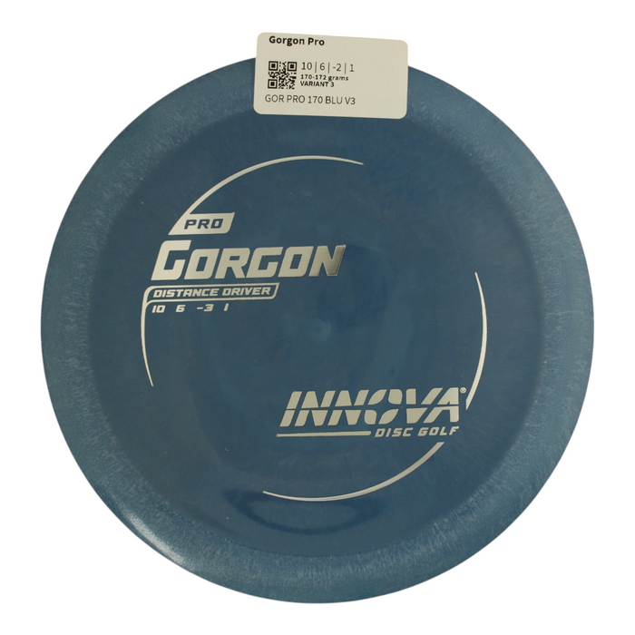 INNOVA DISC GOLF CANADA 	Gorgon	Distance Driver	 Quality	grip 	High Speed	Long Distance	Ideal for Power Throws	Reliable Fade high glide grippy durable