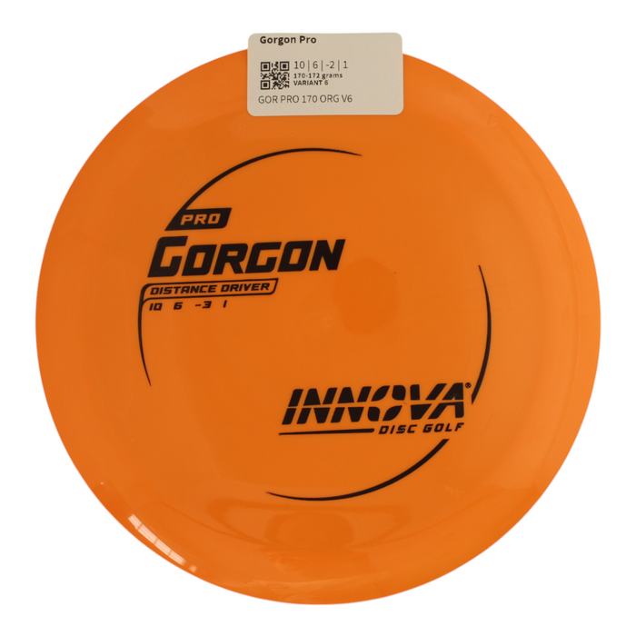 INNOVA DISC GOLF CANADA 	Gorgon	Distance Driver	 Quality	grip 	High Speed	Long Distance	Ideal for Power Throws	Reliable Fade high glide grippy durable