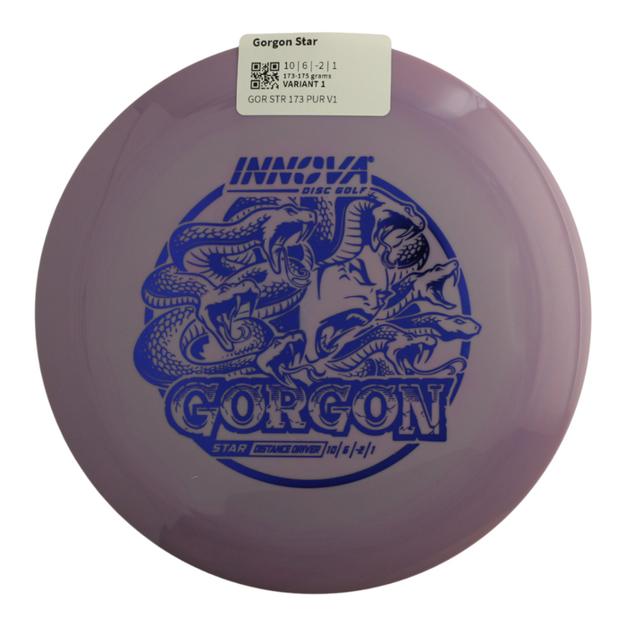 INNOVA DISC GOLF CANADA GORGON STAR DISTANCE DRIVER BEGINNER FRIENDLY EASY TO USE INNOVA DISC GOLF CANADA 	Gorgon	Distance Driver	 Quality	grip 	High Speed	Long Distance	Ideal for Power Throws	Reliable Fade high glide grippy durable
UNDERSTABLE